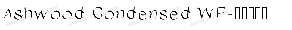 Ashwood Condensed WF字体转换